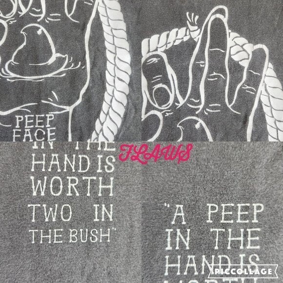 Comfort Colors gray peep tank top sz M - Picture 6 of 11